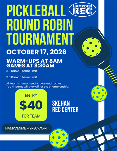 Pickleball Round Robin Tournament 2026